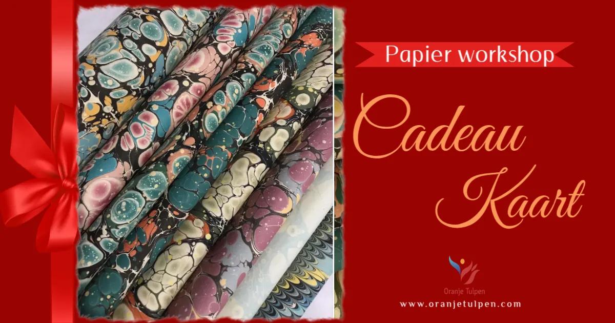 Papier workshop cadeaubon