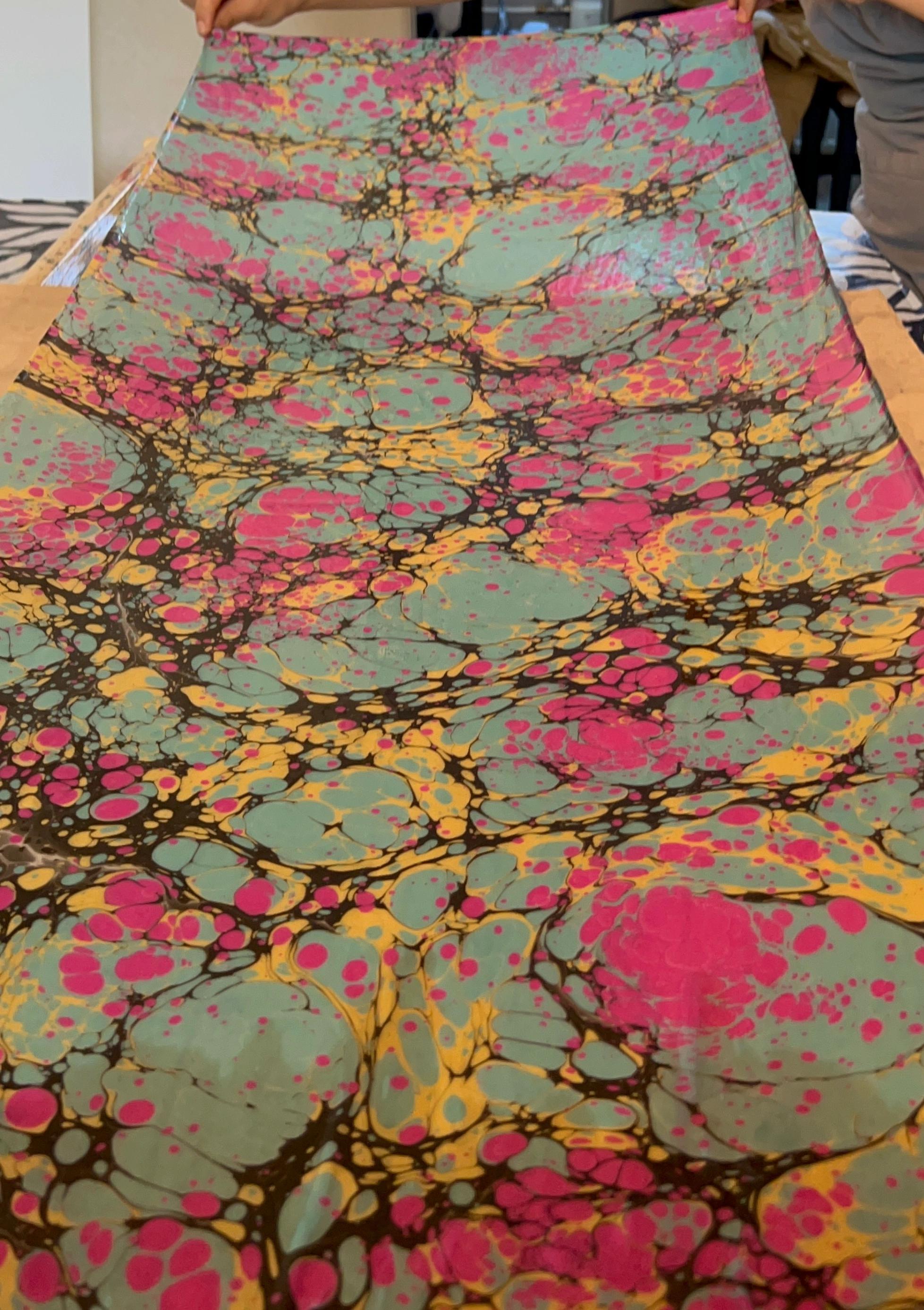 Sjaal Ebru Marmeren Workshop